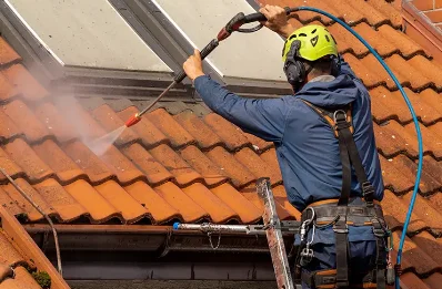 Démoussage et hydrofuge de toiture à Bézouotte